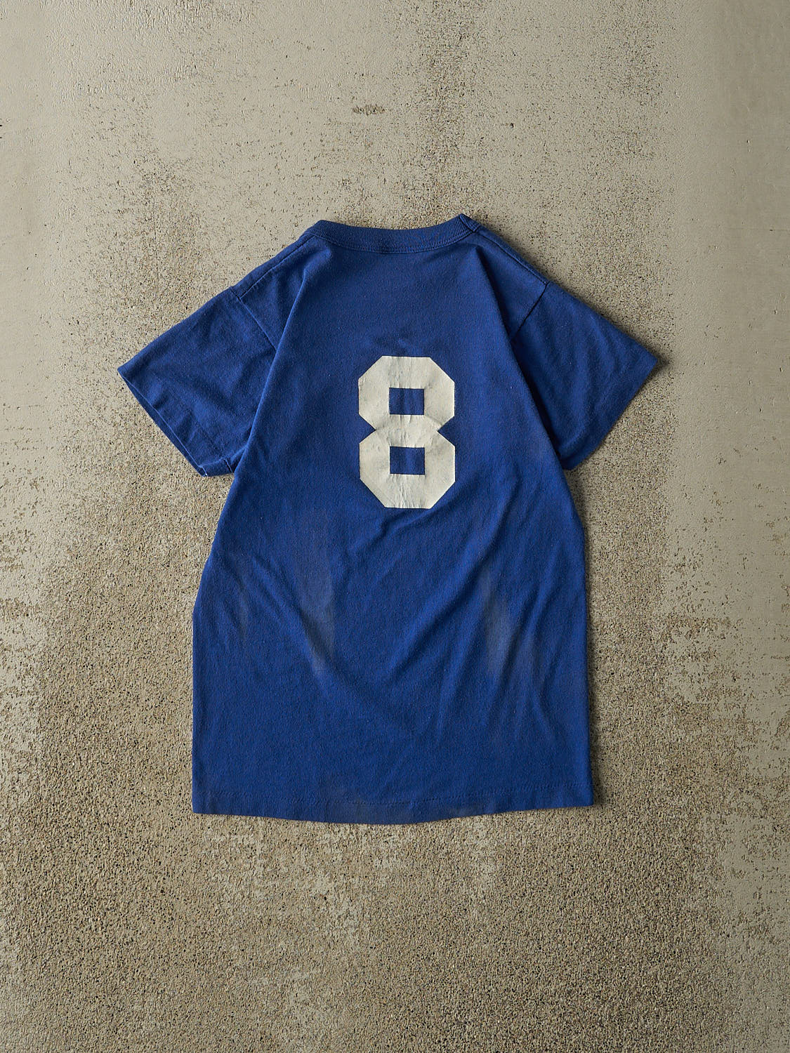 Vintage 80s Blue Russell Athletic Hudson Kiwanis Soccer Single Stitch Tee (XXXS/XXS)