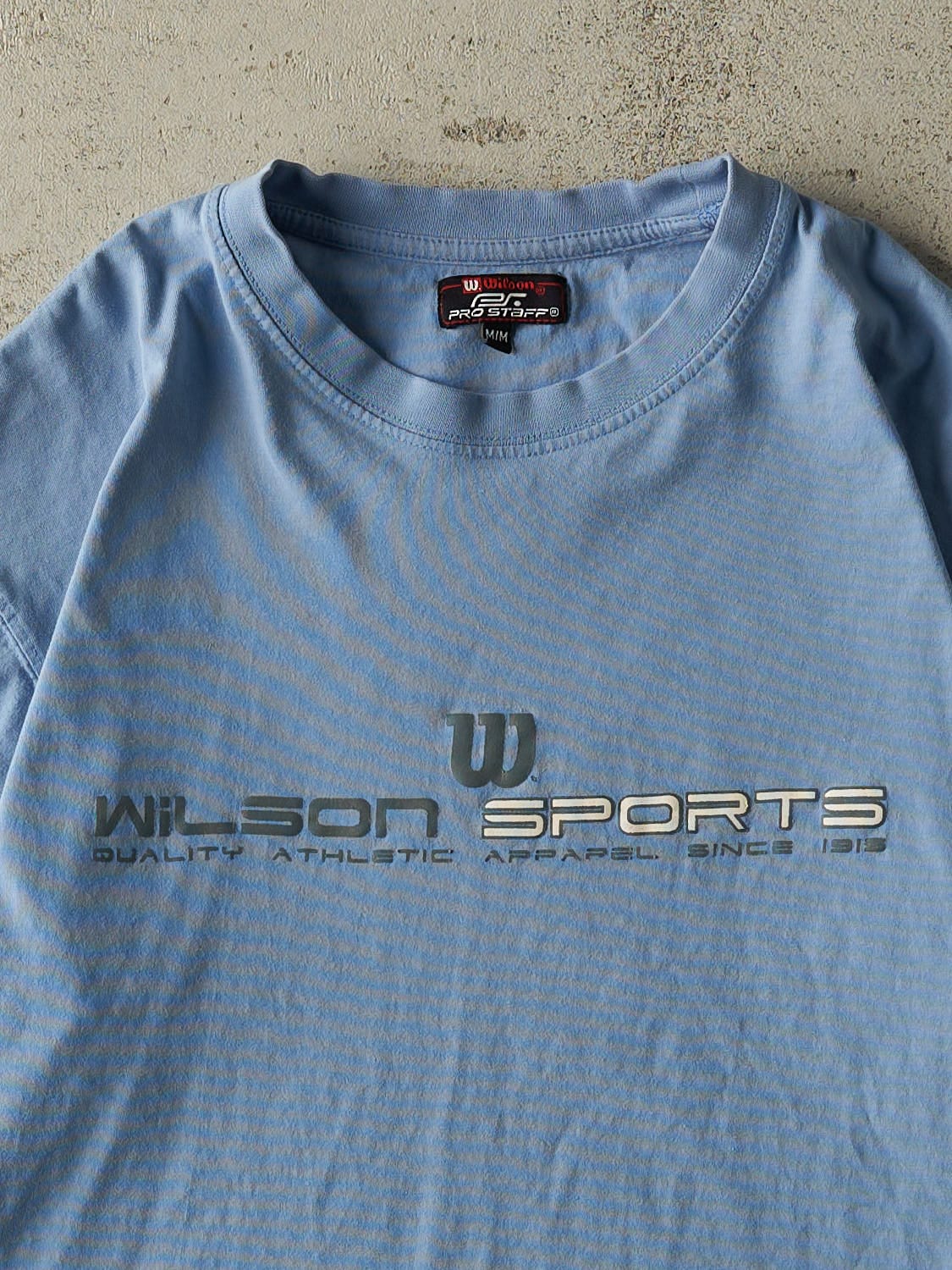 Vintage Y2K Blue Wilson Sports Tee (M/L)