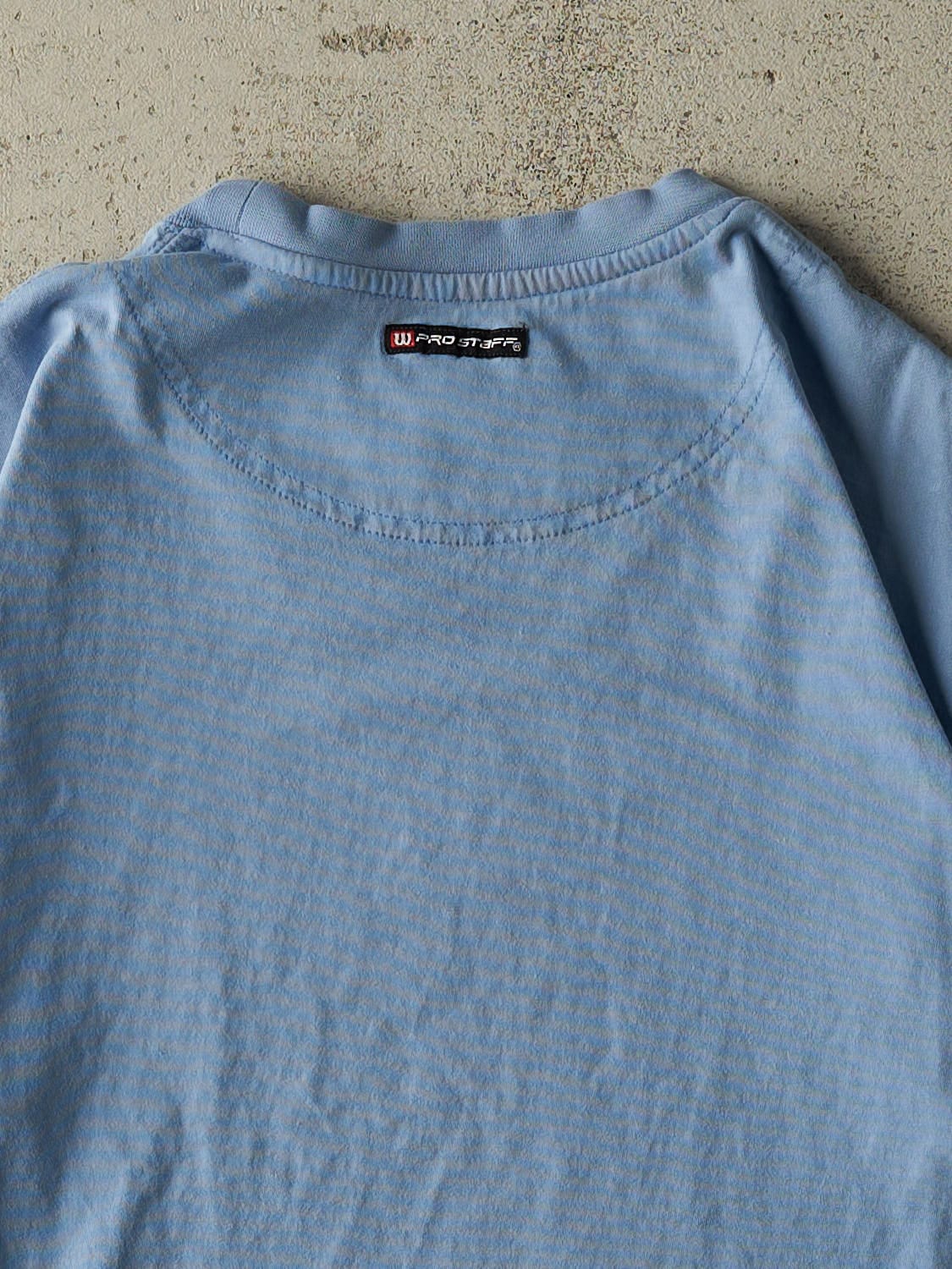Vintage Y2K Blue Wilson Sports Tee (M/L)
