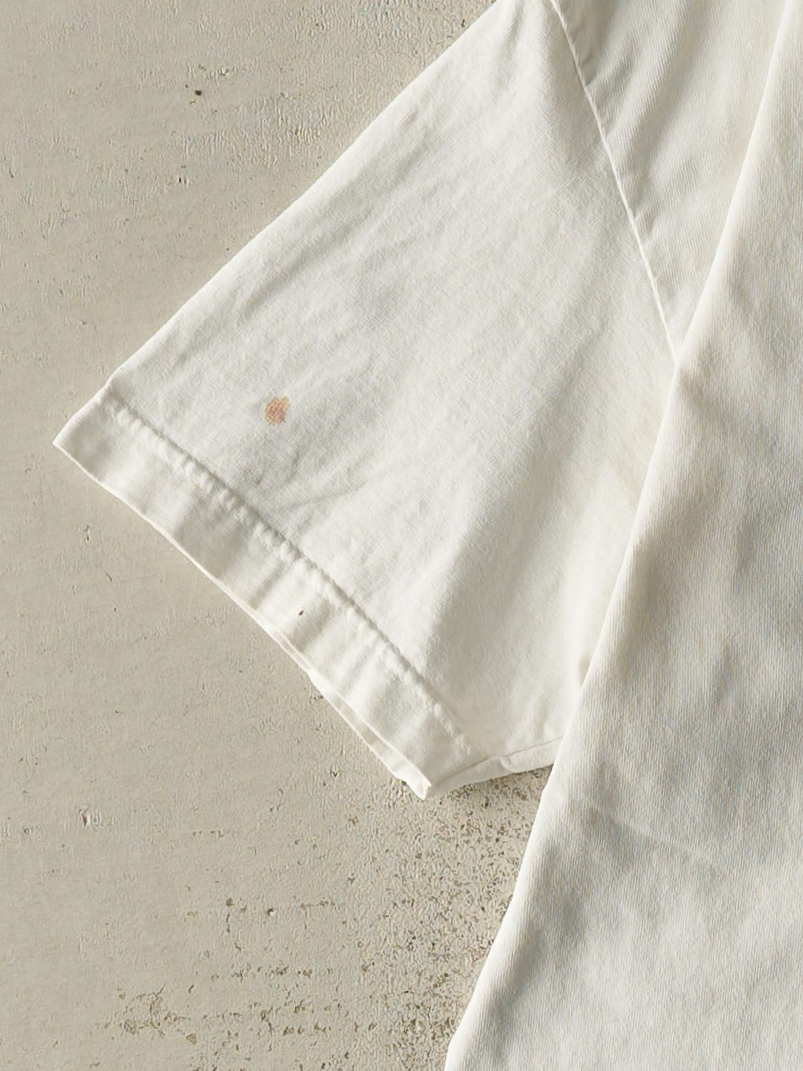 Vintage 90s White Polo Jeans Ralph Lauren Tee (L)