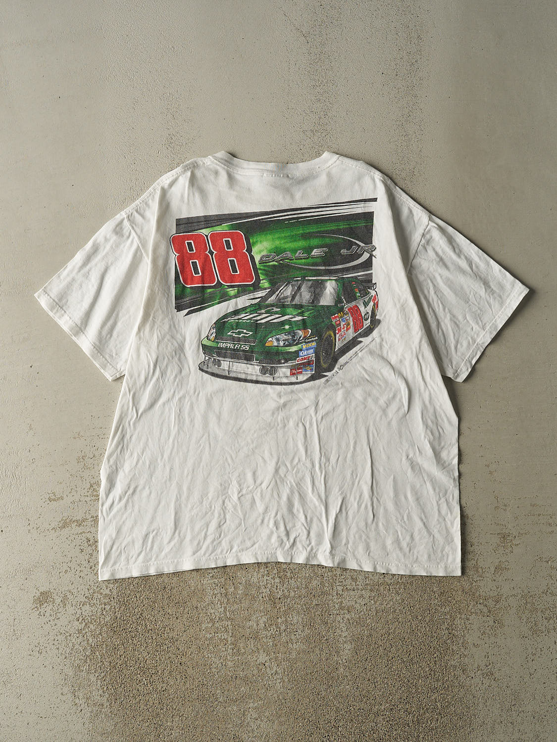 Vintage 06' White Dale Earnhardt Jr Nascar Tee (XL/XXL)