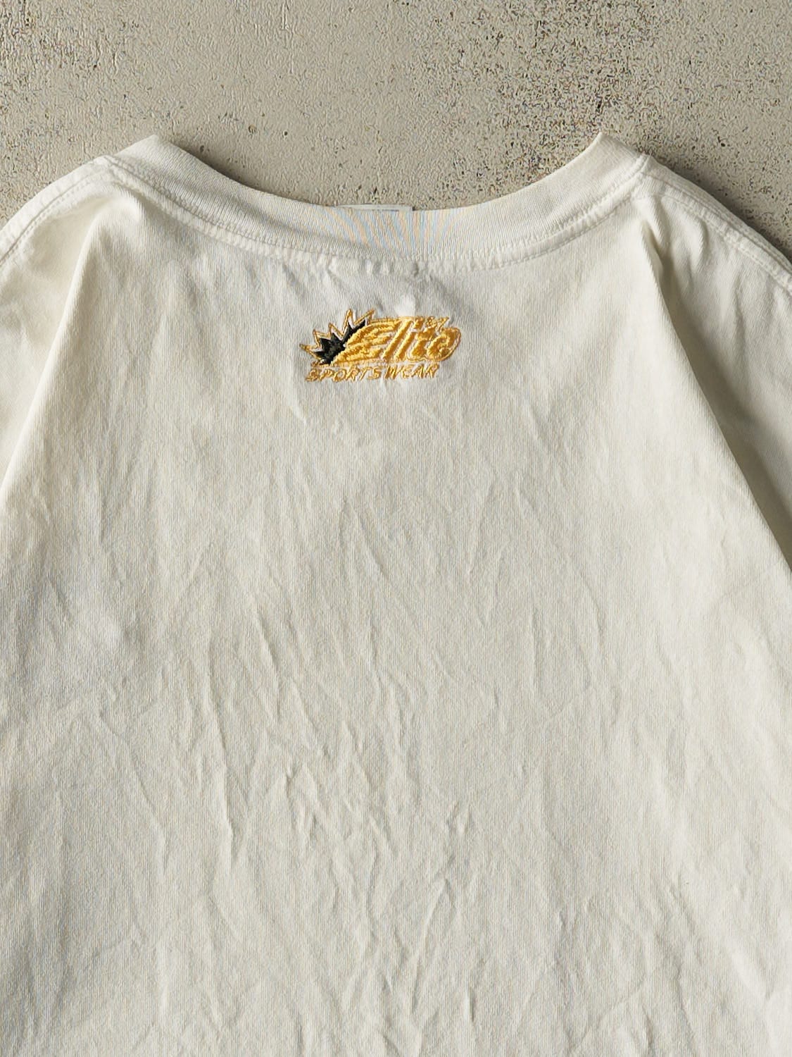 Vintage Y2K White Edmonton Eskimos Embroidered Tee (L/XL)