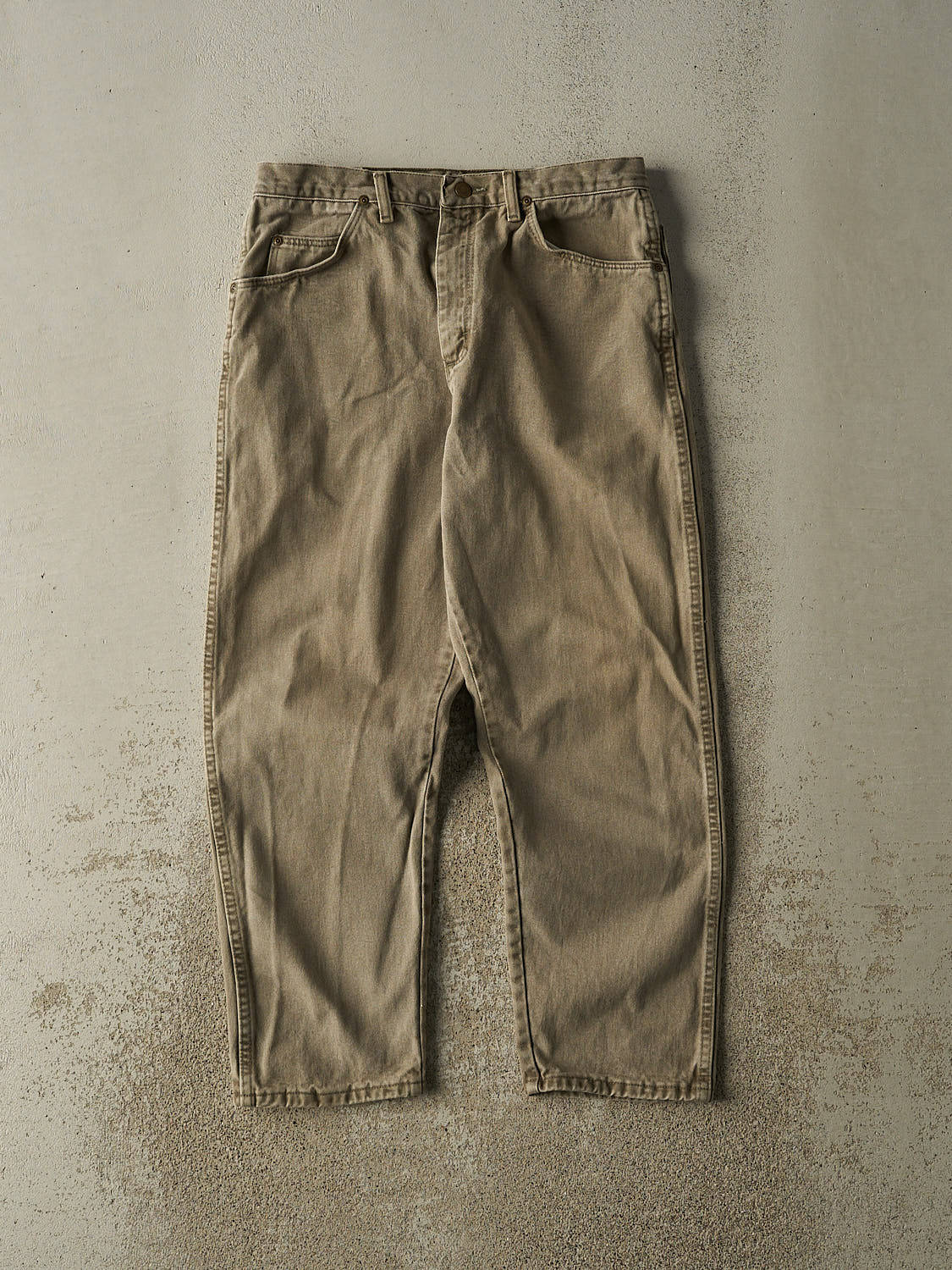 Vintage 90s Beige Wrangler Denim Pants (31x28)