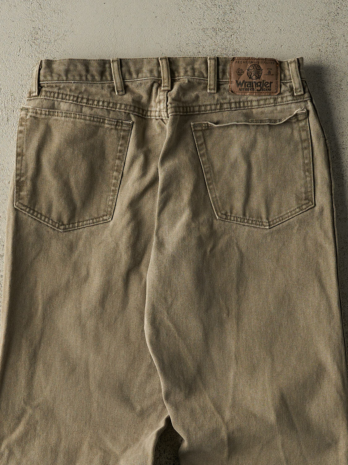 Vintage 90s Beige Wrangler Denim Pants (31x28)