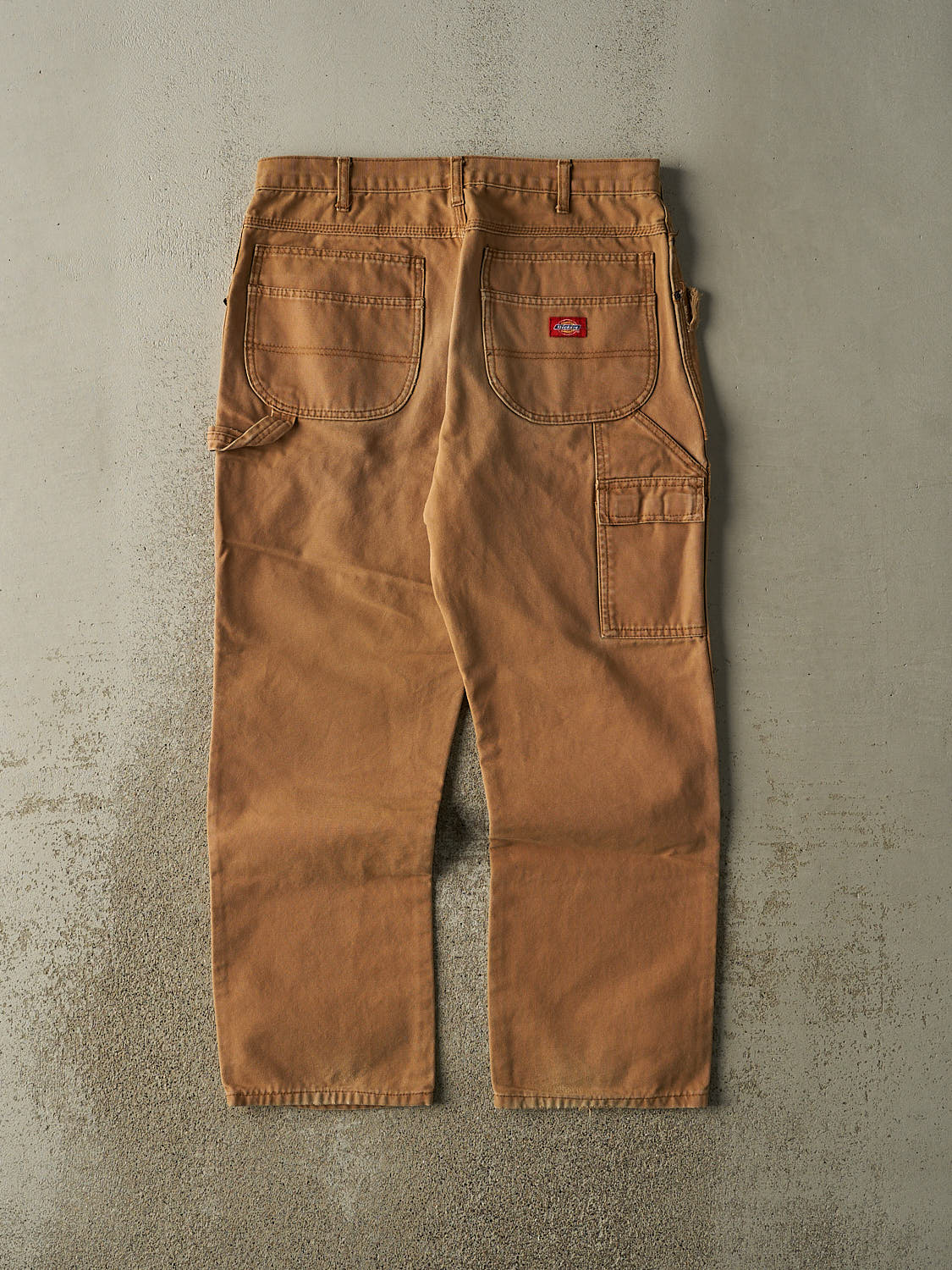 Vintage 90s Camel Dickies Double Knee L Pocket Carpenter Pants (34x28.5)