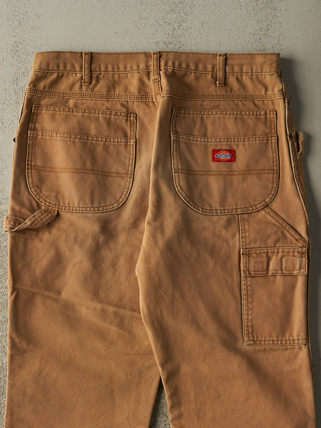 Vintage 90s Camel Dickies Double Knee L Pocket Carpenter Pants (34x28.5)