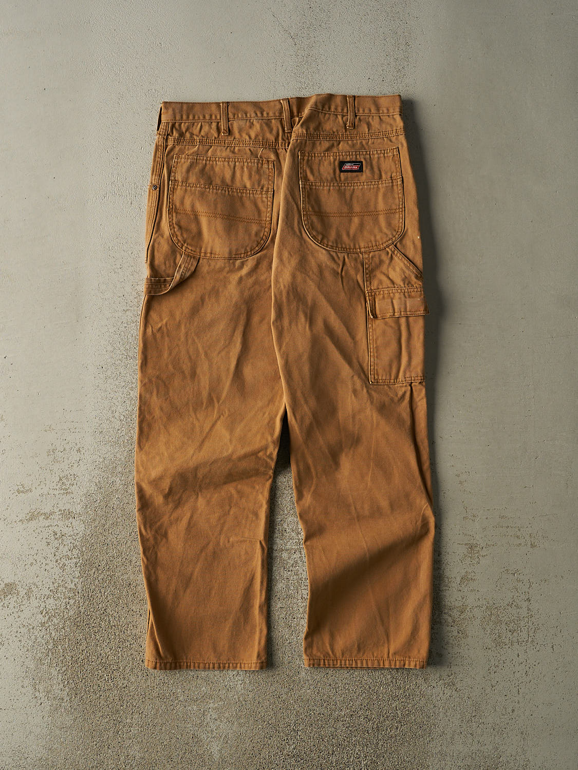 Vintage Y2K Camel Dickies Double Knee L Pocket Carpenter Pants (35x31)
