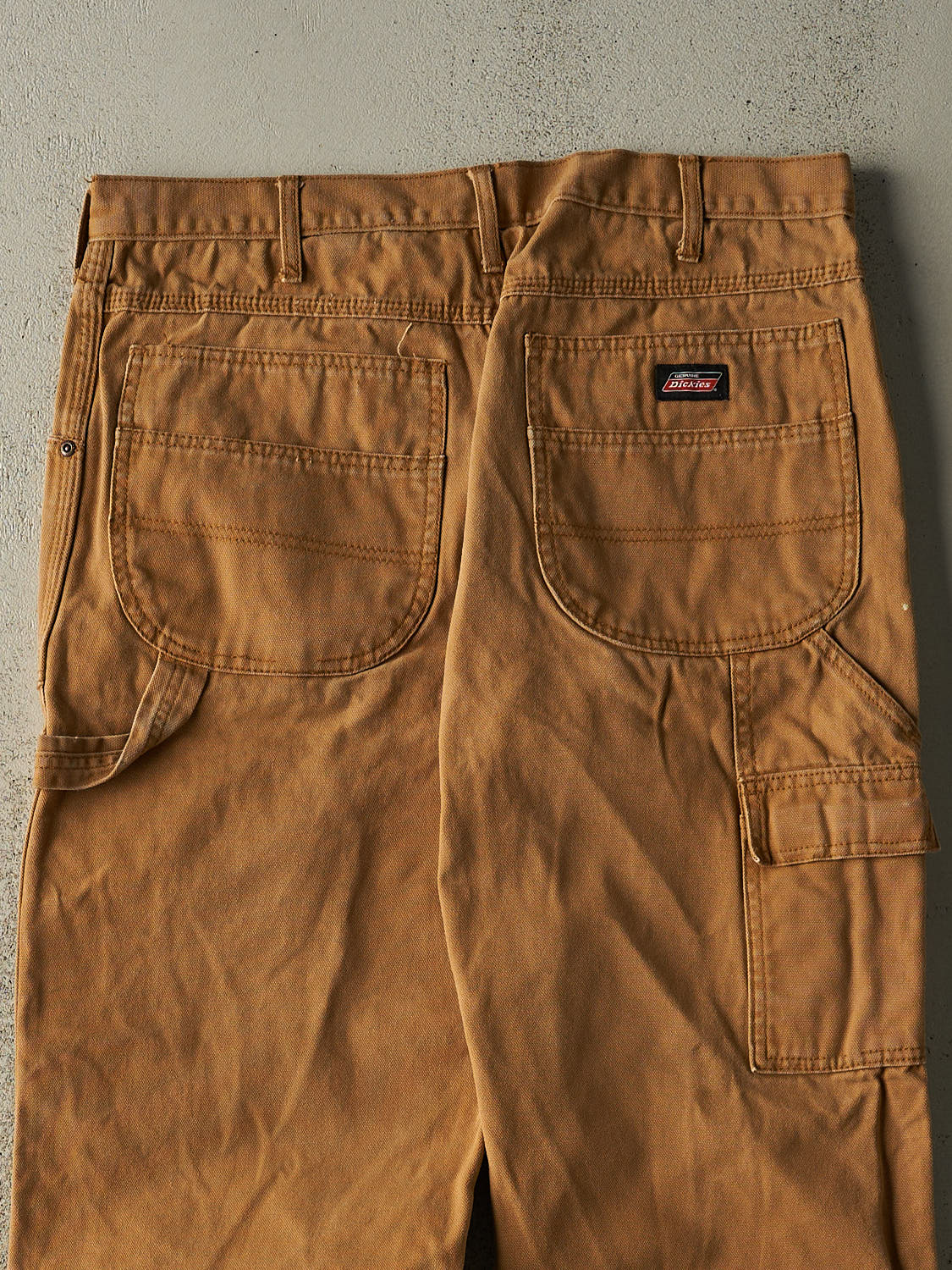 Vintage Y2K Camel Dickies Double Knee L Pocket Carpenter Pants (35x31)