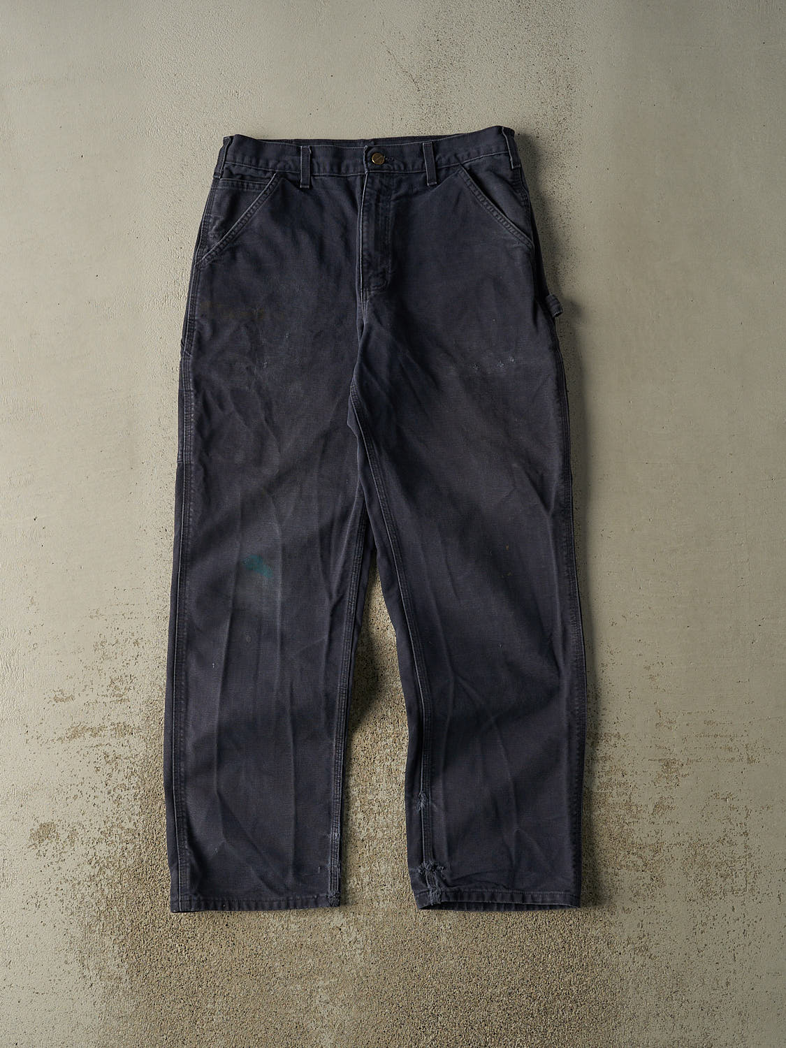 Vintage Y2K Navy Blue Carhartt Carpenter Pants (32x31)