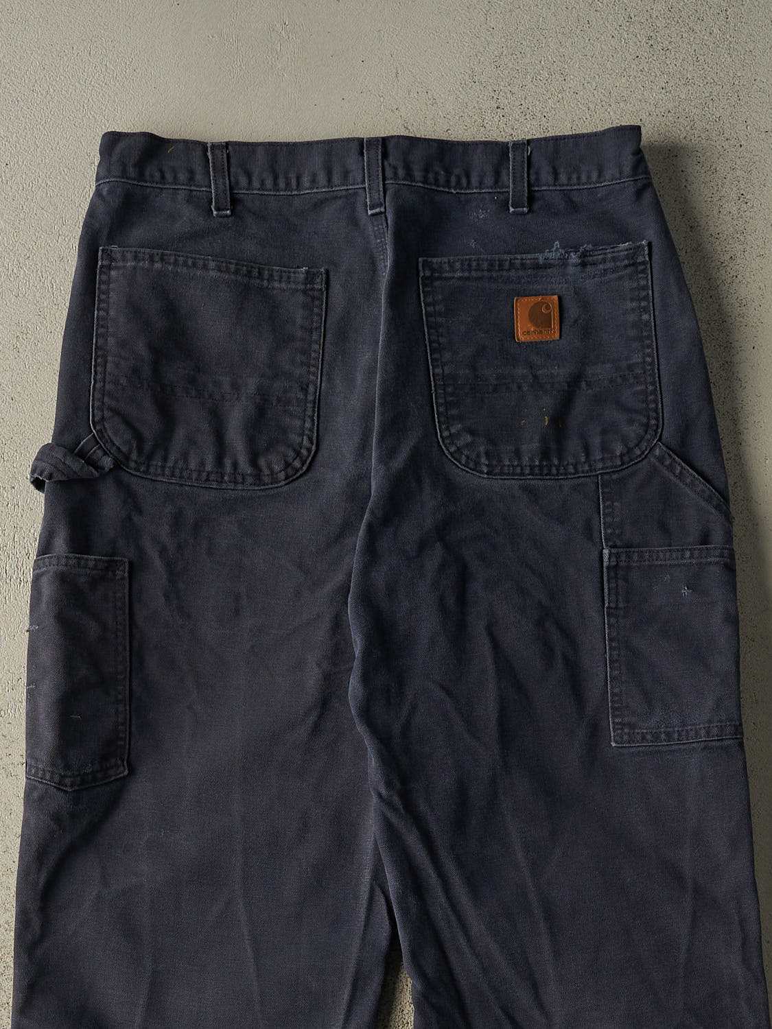 Vintage Y2K Navy Blue Carhartt Carpenter Pants (32x31)