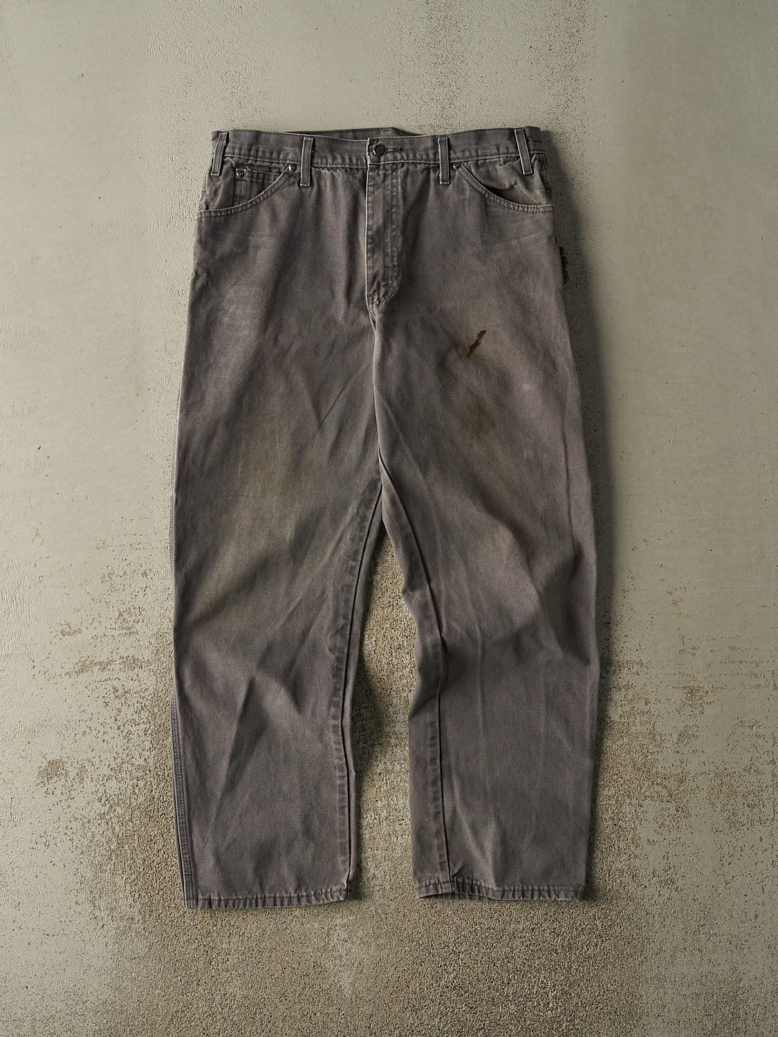 Vintage 90s Grey Dickies Work Pants (35x30.5)