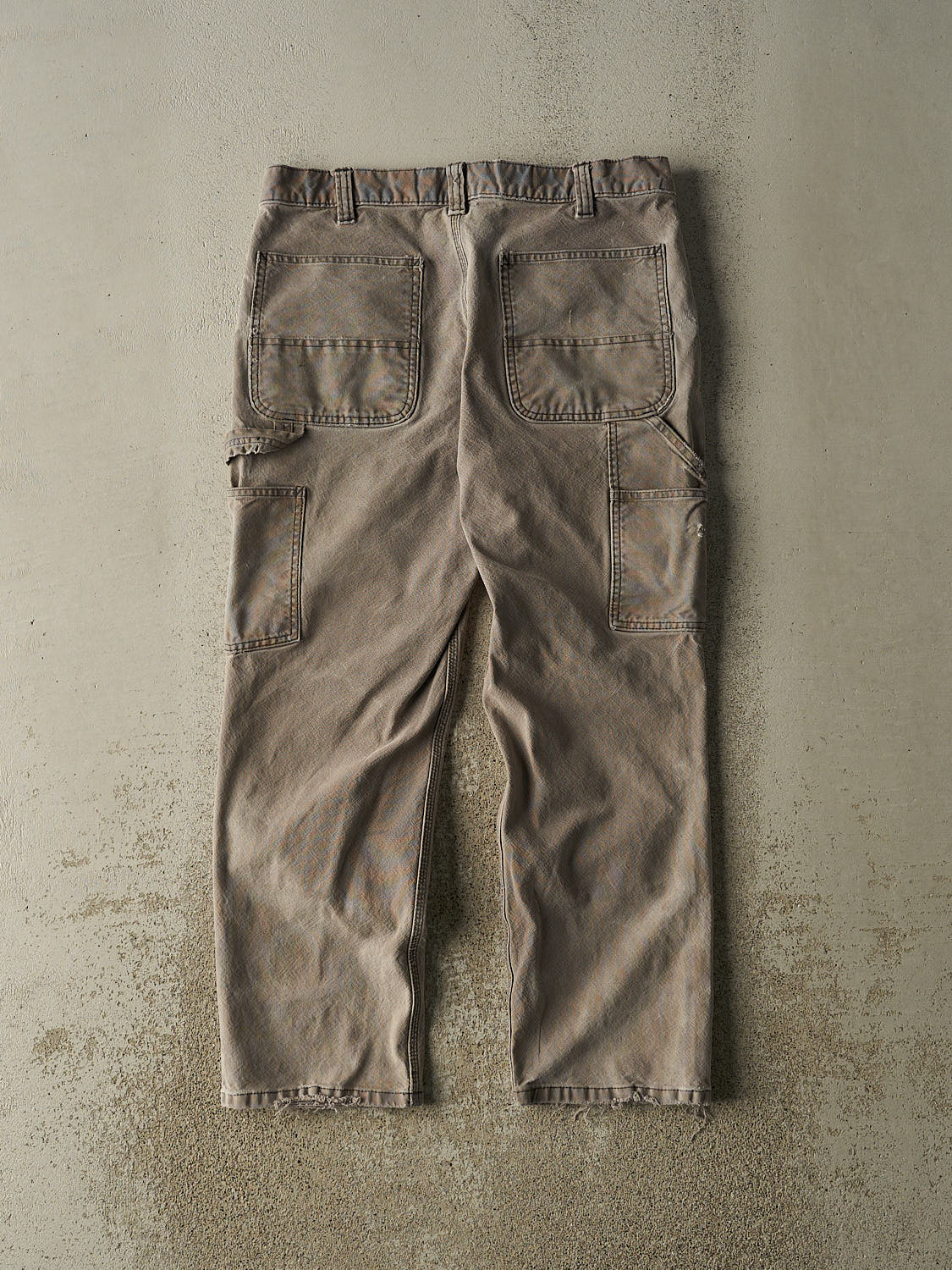 Vintage Y2K Grey Carhartt Double Knee Carpenter Pants (33x28)