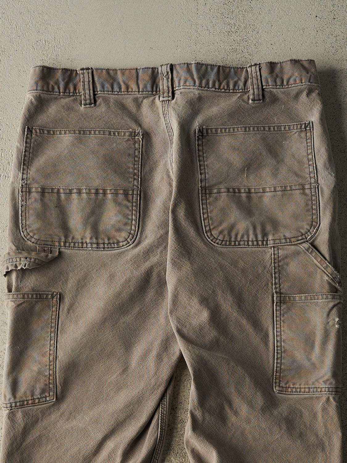 Vintage Y2K Grey Carhartt Double Knee Carpenter Pants (33x28)