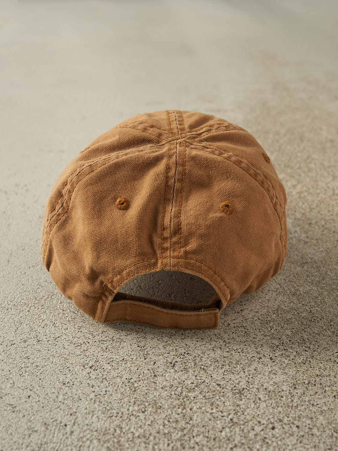 Vintage Y2K Camel Carhartt Embroidered Velcro Hat (O/S)