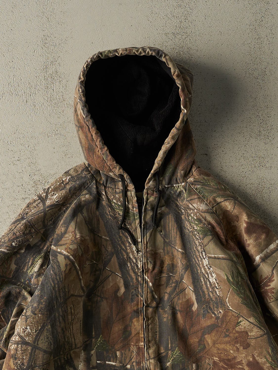 Vintage 90s Camo Realtree x AP Hooded Workwear Jacket (XL)