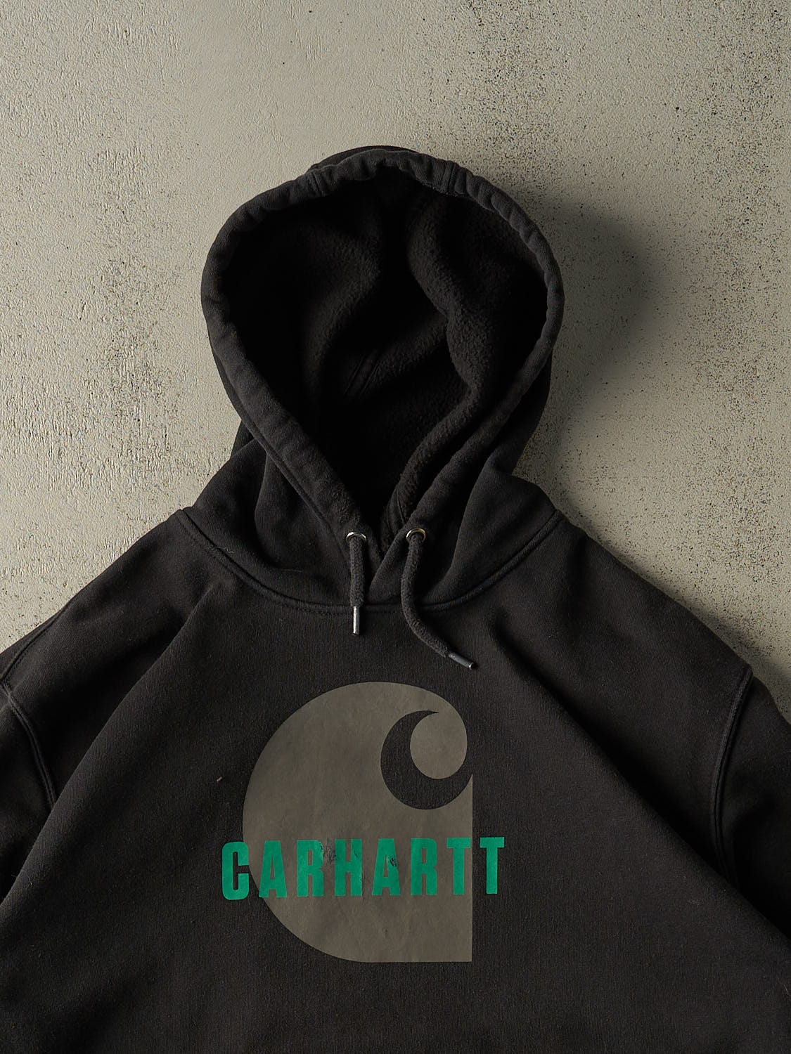 Vintage Y2K Black Carhartt Hoodie (XXL)
