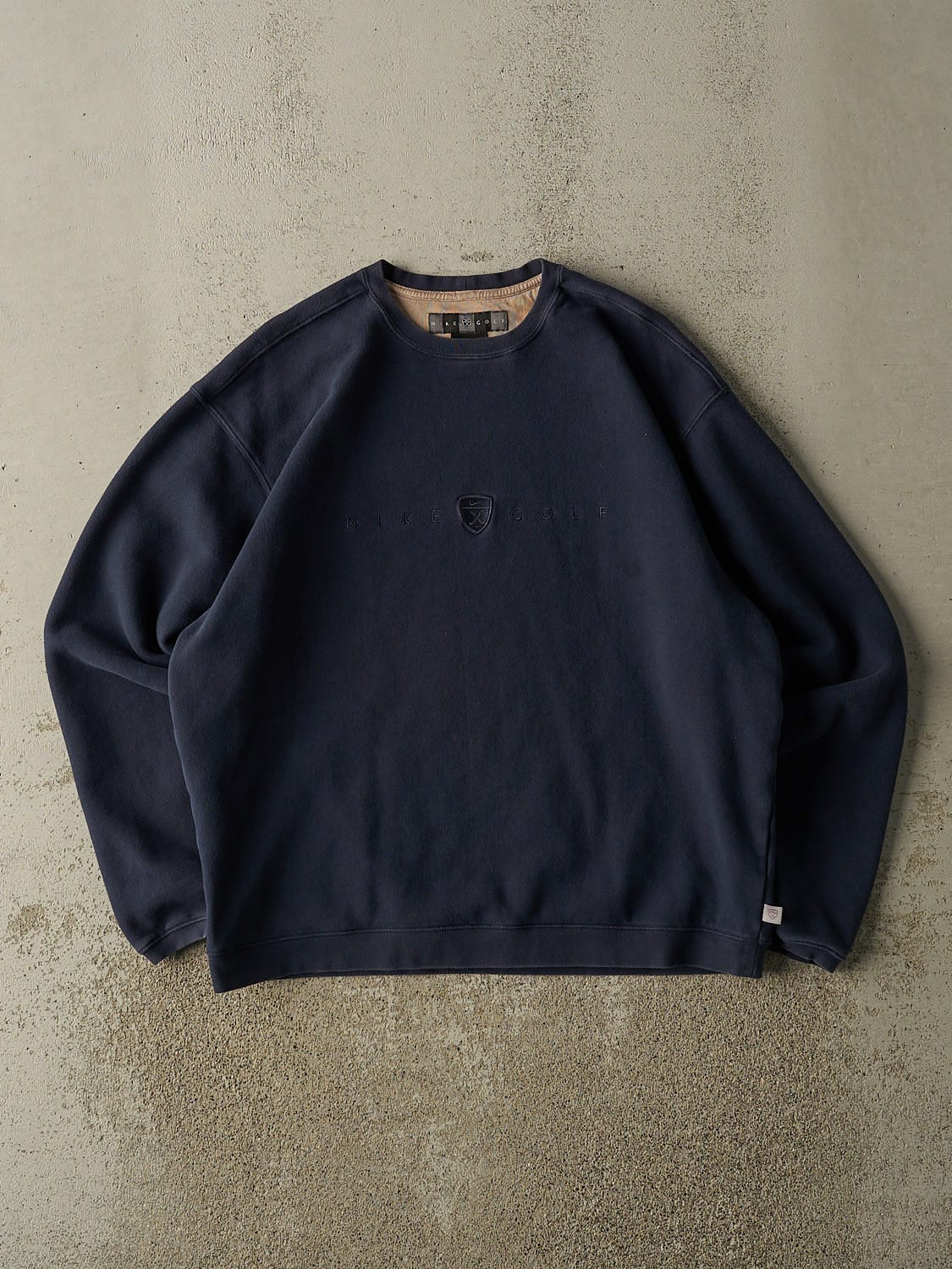 Vintage Y2K Navy Blue Nike Golf Embroidered Crewneck (M/L)