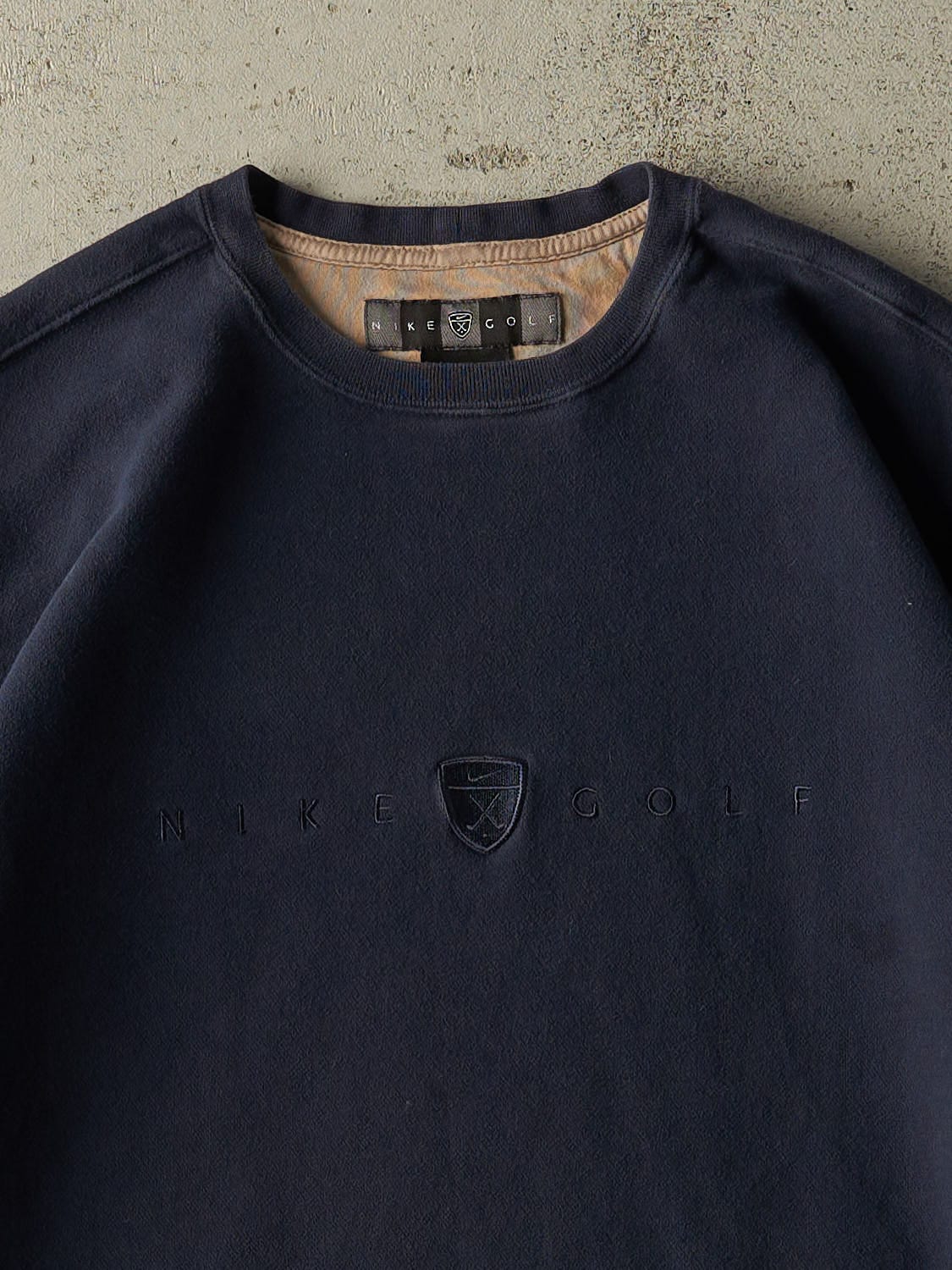 Vintage Y2K Navy Blue Nike Golf Embroidered Crewneck (M/L)