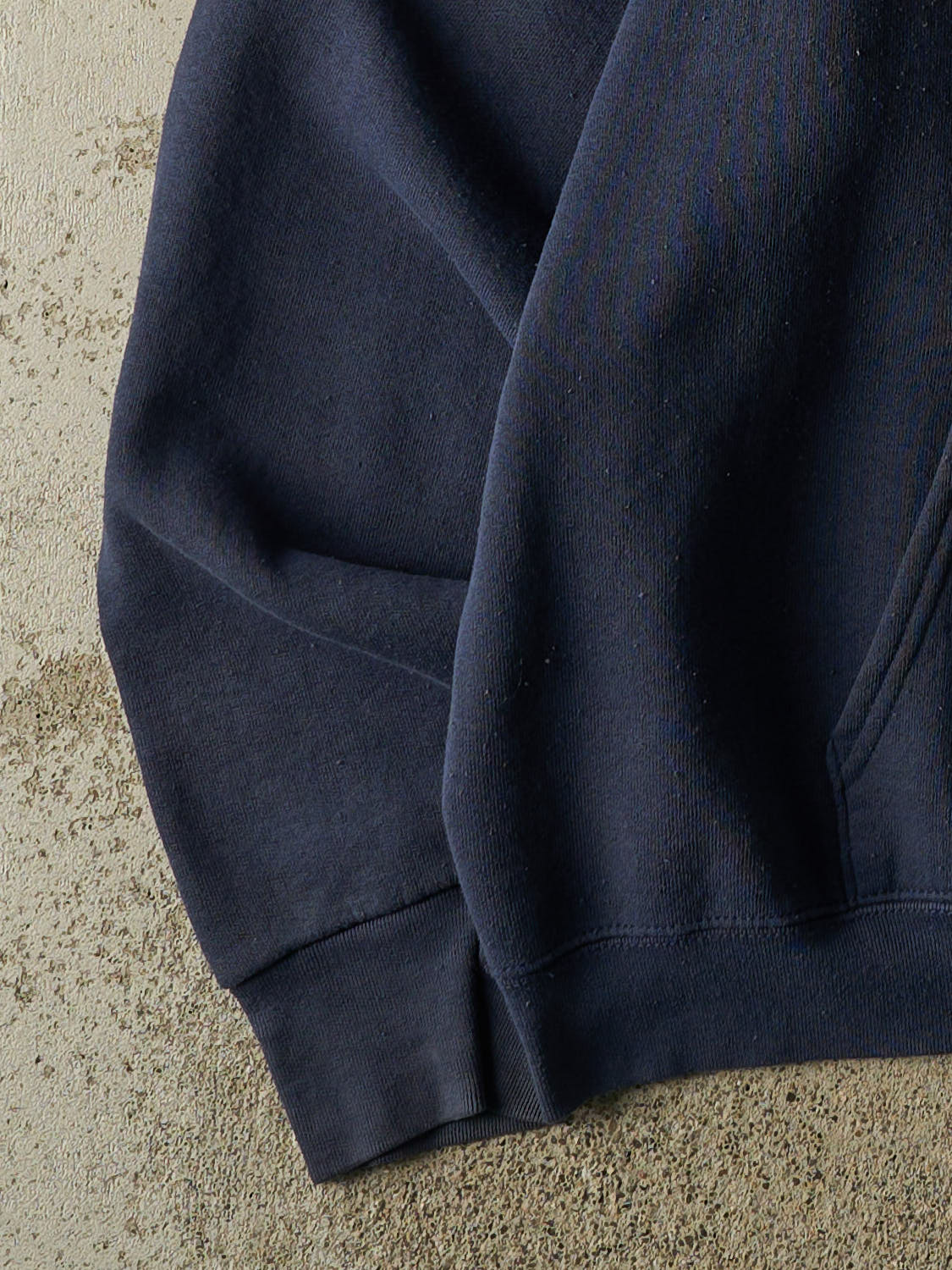 Vintage 90s Navy Blue New York Yankees Embroidered Hoodie (L/XL)