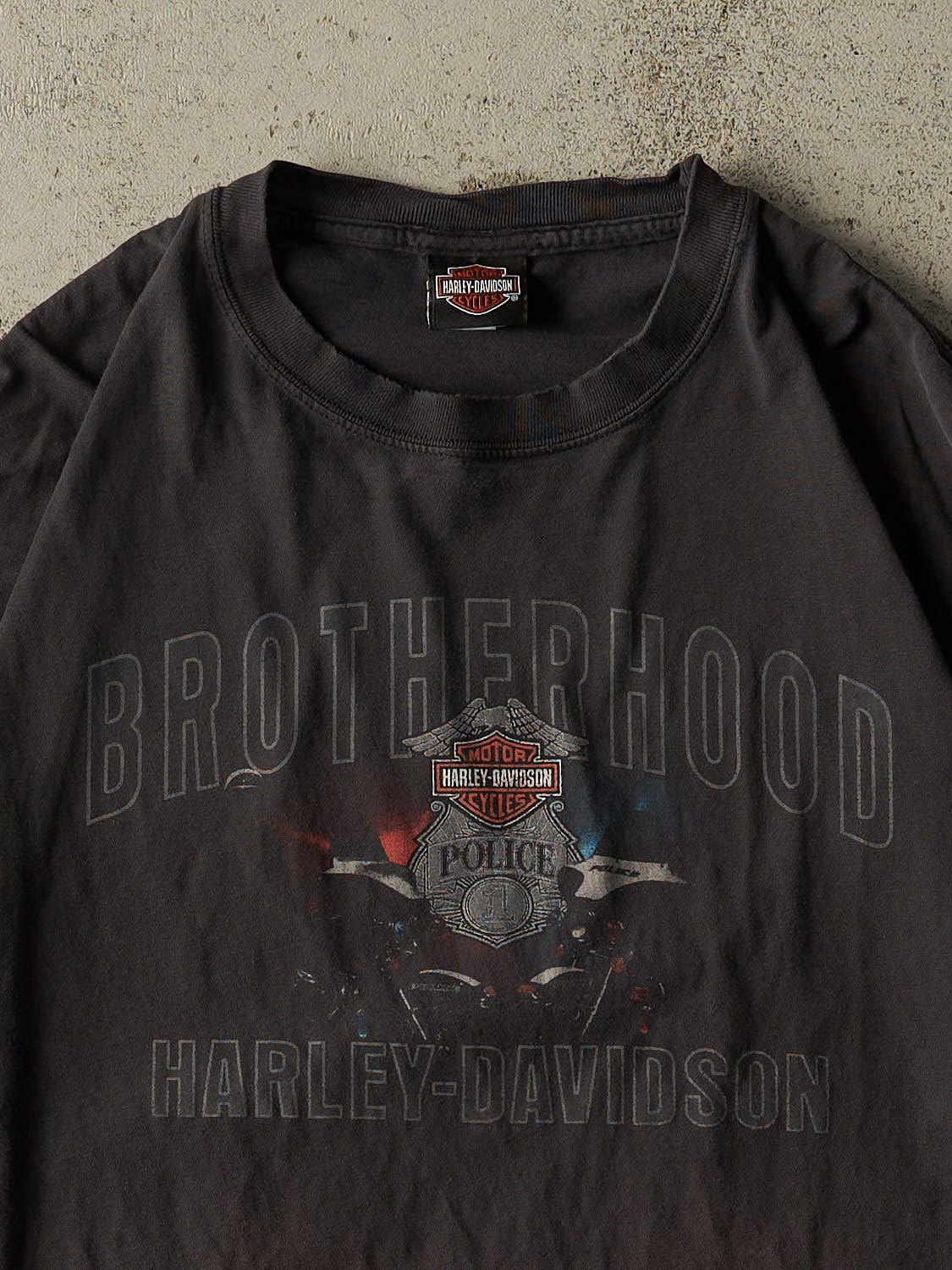 Vintage 14' Faded Black Harley Davidson New York City Tee (XL)