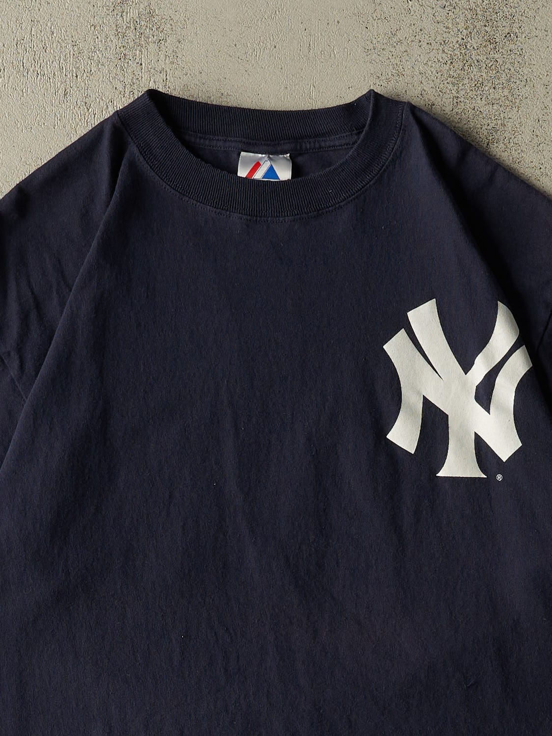 Vintage Y2K Navy Blue New York Yankees #42 Rivera Tee (XL/XXL)