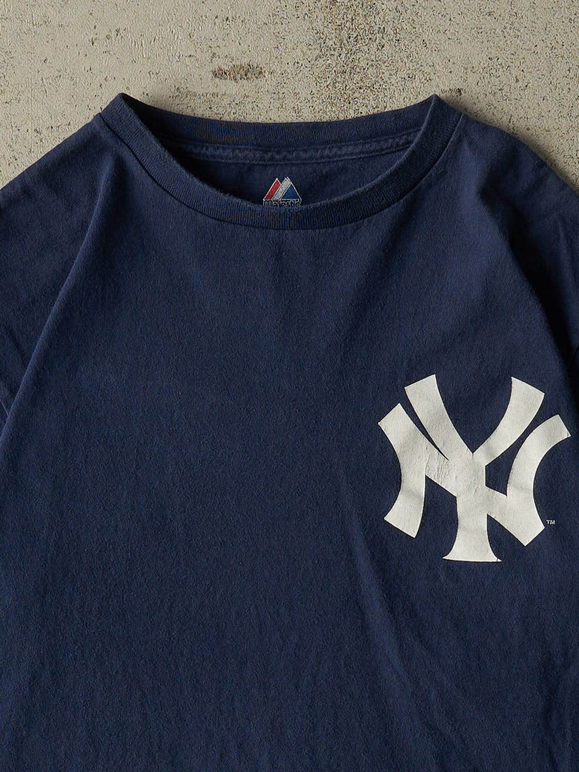 Vintage 10' Navy Blue New York Yankees #24 Cano Tee (S/M)