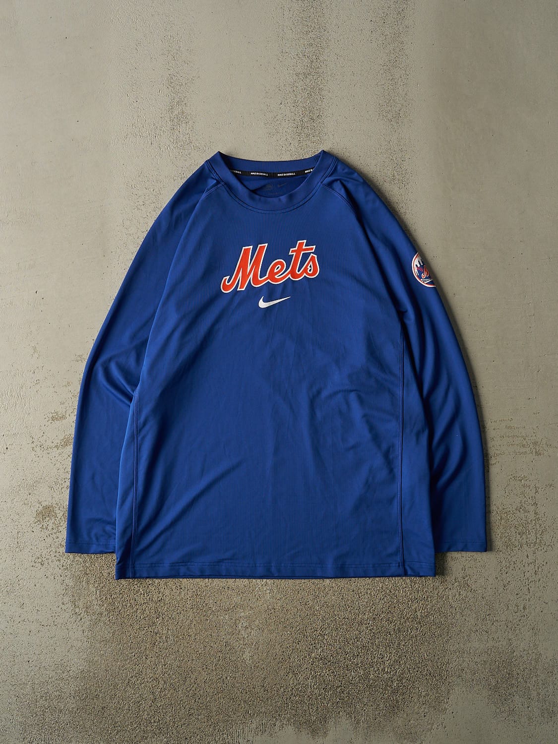 Vintage Y2K Blue New York Mets Nike Athletic Long Sleeve (XXL/XXXL)