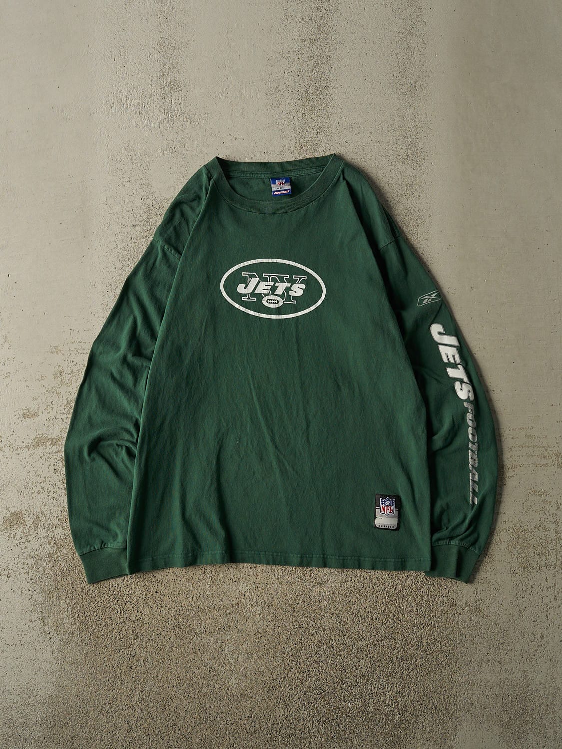 Vintage Y2K Green New York Jets Long Sleeve (L)