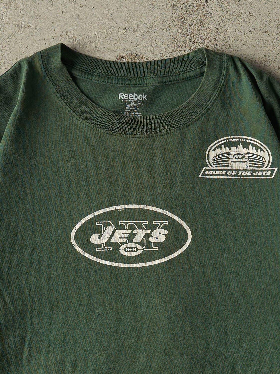 Vintage Y2K Green New York Jets #6 Sanchez Tee (L/XL)