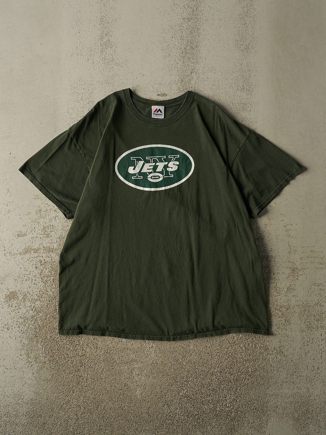 Vintage Y2K Green New York Jets Tee (XL)