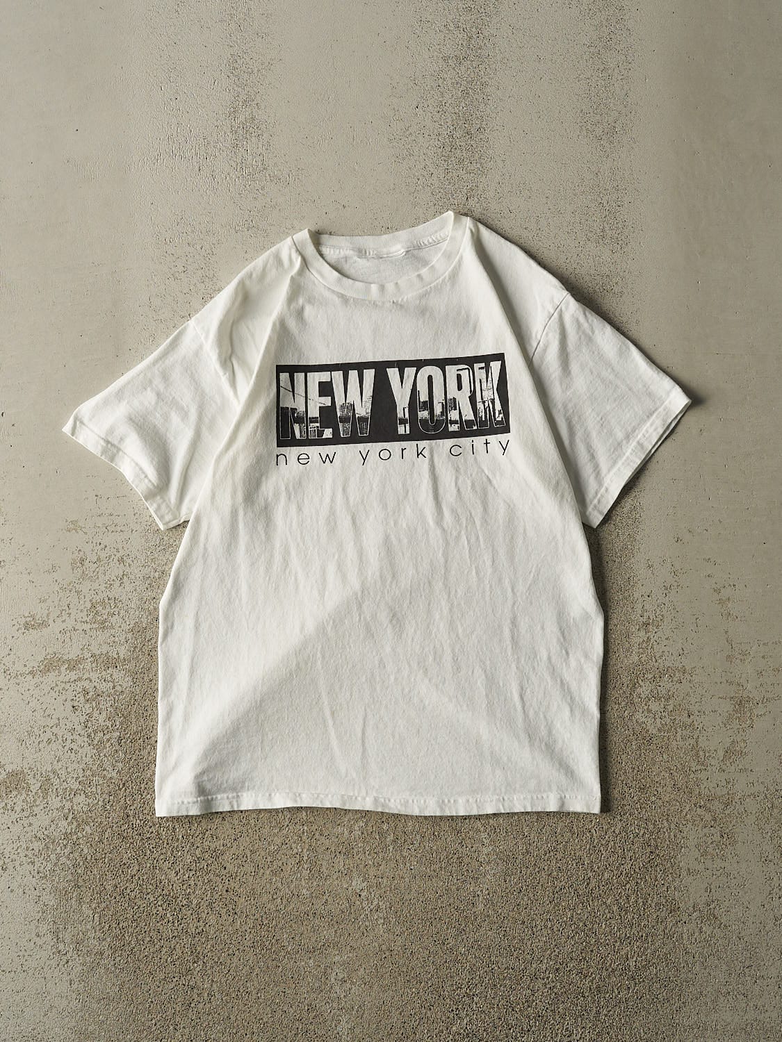 Vintage 90s White New York City Tee (M/L)