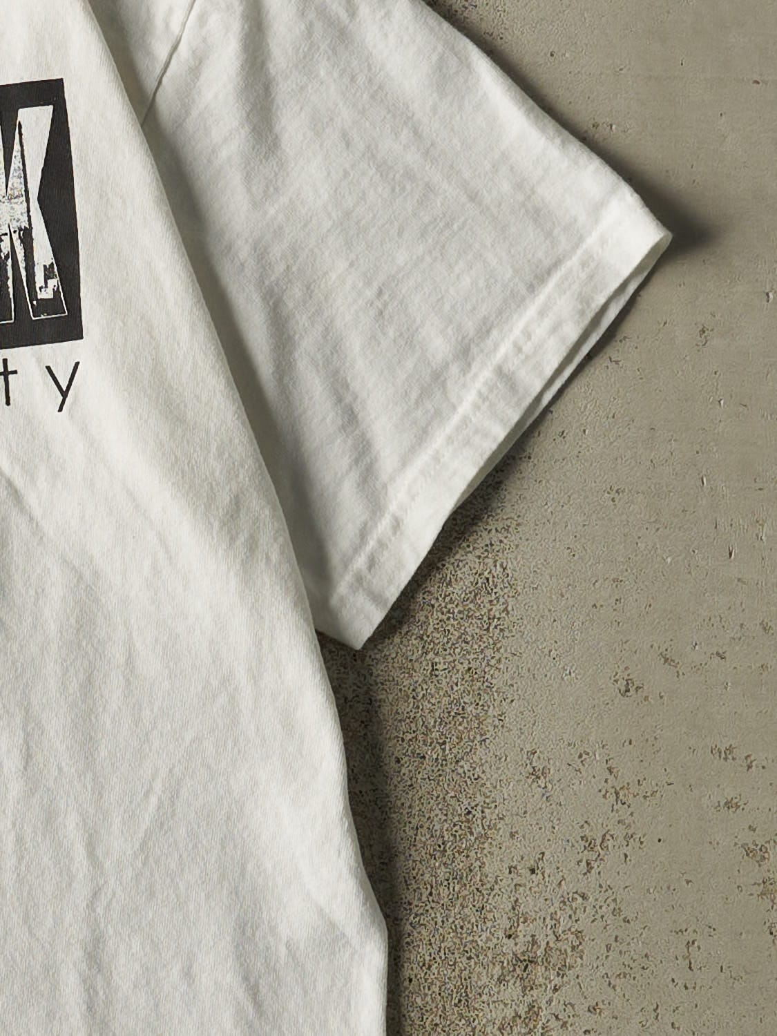 Vintage 90s White New York City Tee (M/L)