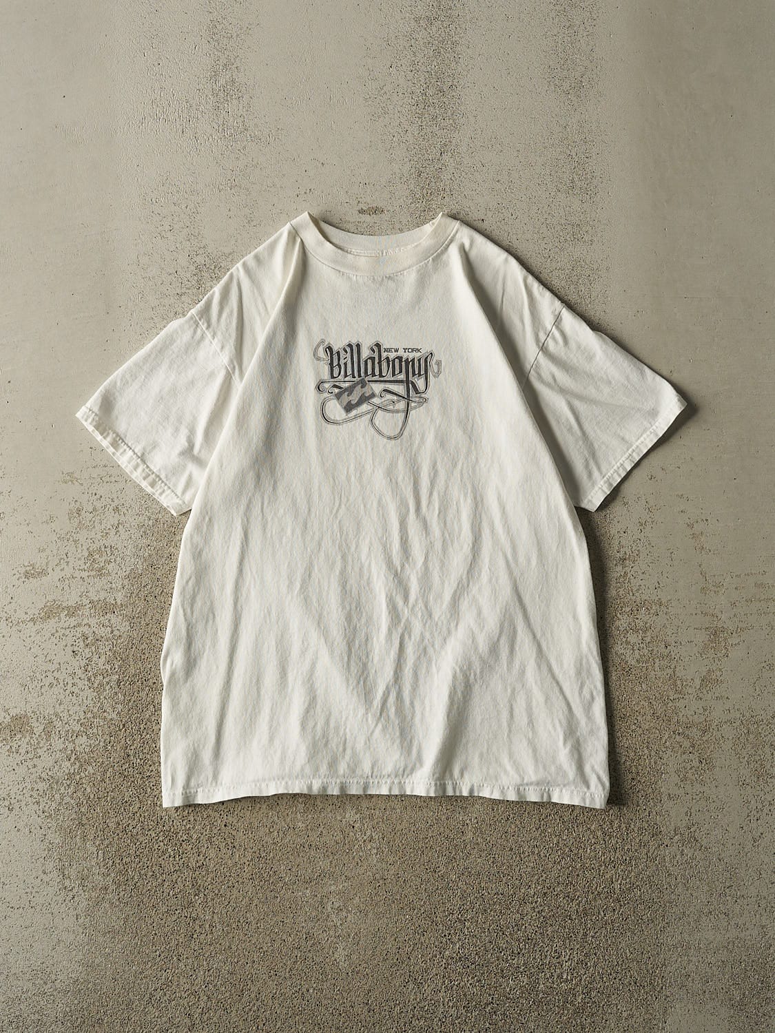 Vintage Y2K White Billabong New York Tee (M/L)