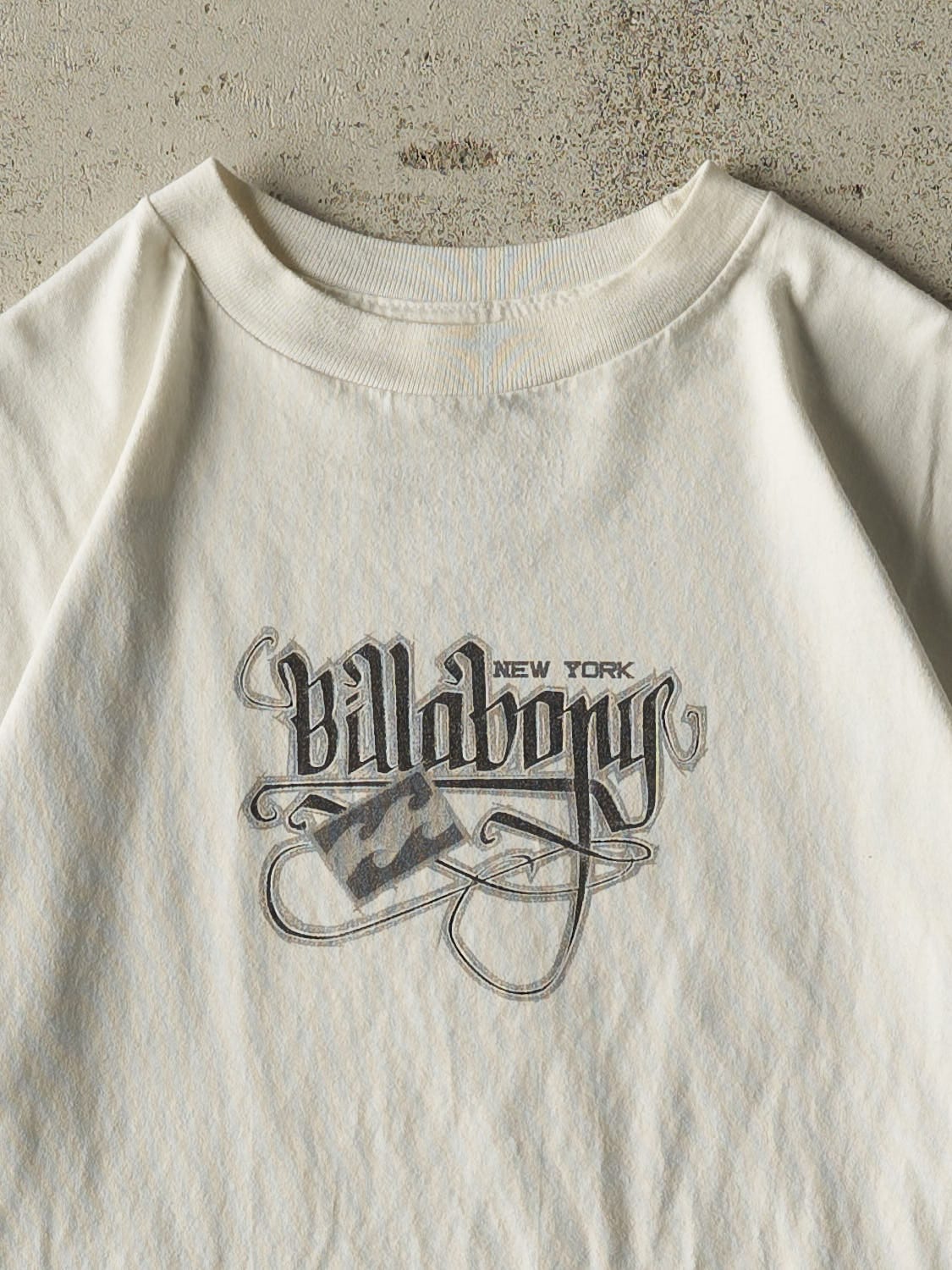 Vintage Y2K White Billabong New York Tee (M/L)