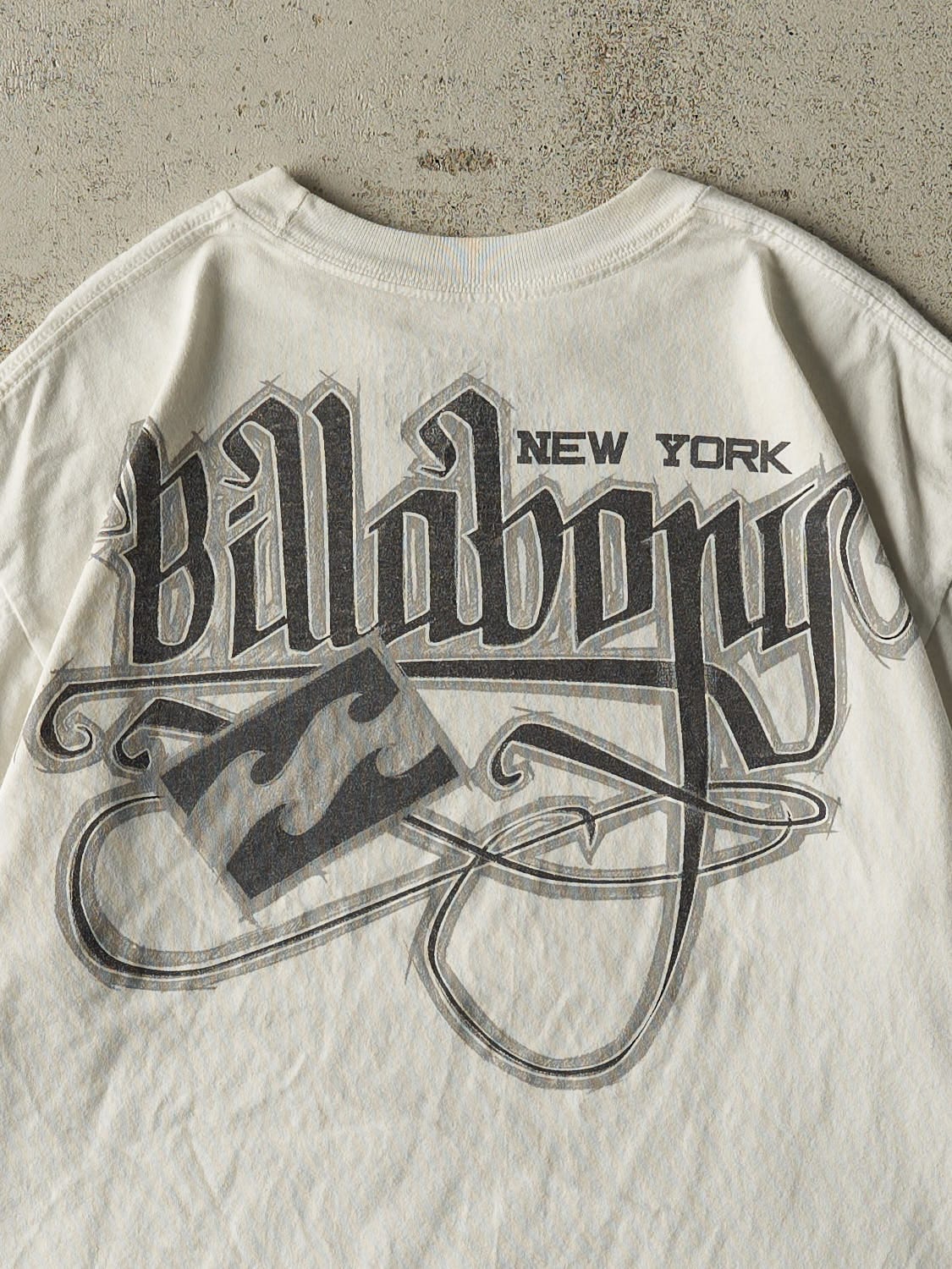 Vintage Y2K White Billabong New York Tee (M/L)