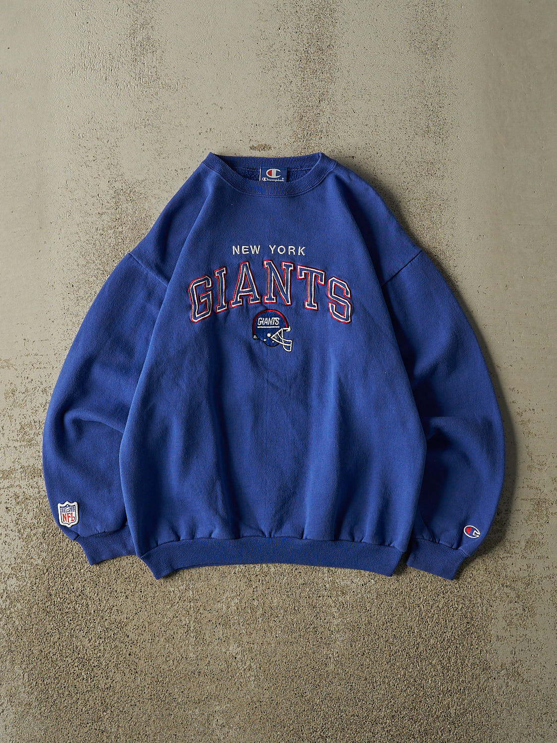 Vintage 90s Blue Champion New York Giants Crewneck (XS)