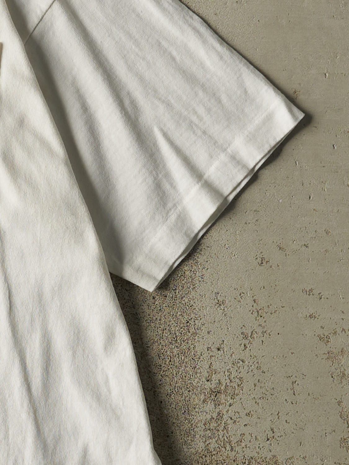 Vintage 80s White New York Single Stitch Pocket Tee (L/XL)