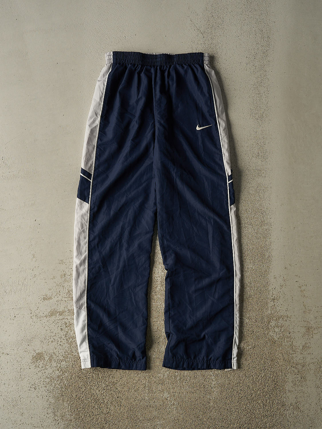 Vintage Y2K Navy Blue Nike Track Pants (25x29)