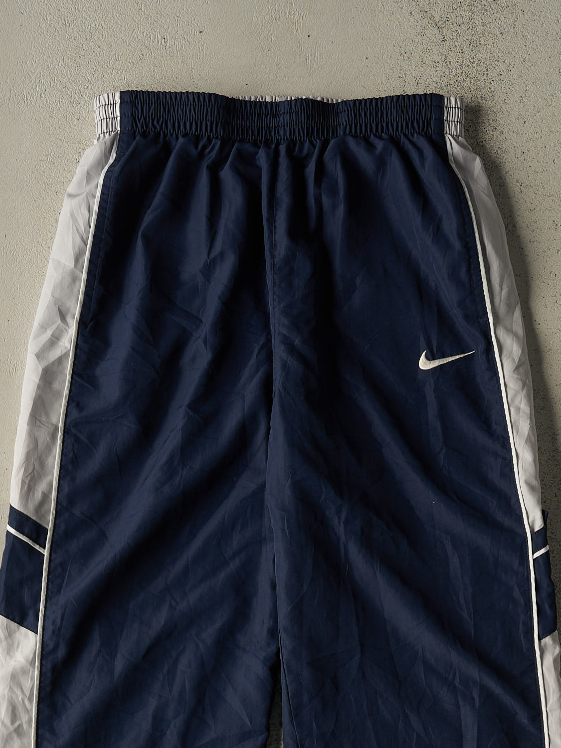 Vintage Y2K Navy Blue Nike Track Pants (25x29)