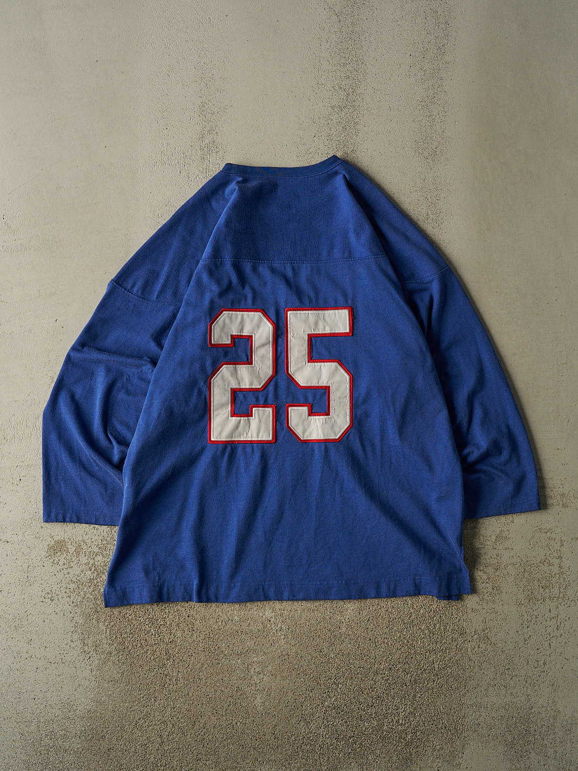 Vintage Y2K Blue New York Giants #25 Jersey Long Sleeve (XXXL)