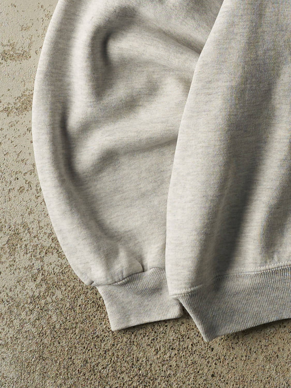 Vintage 80s Heather Grey New York Turtleneck Crewneck (M)