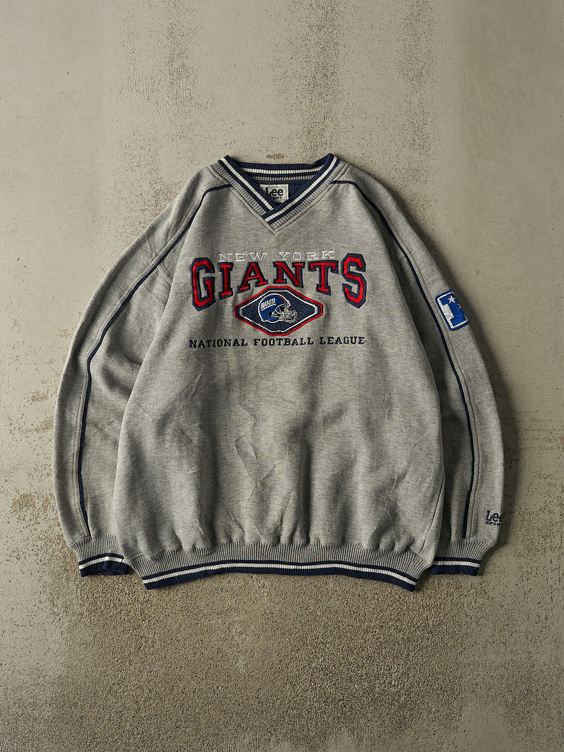 Vintage 90s Grey New York Giants Crewneck (XL/XXL)