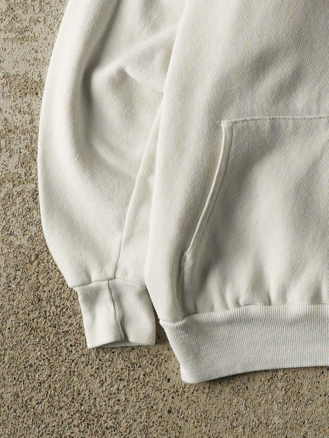 Vintage 80s White New York Yankees Hoodie (XXS)