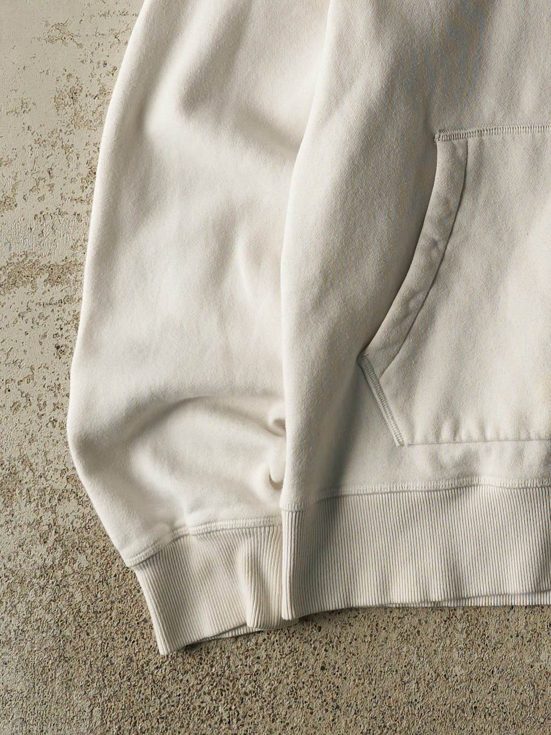 Vintage Y2K White Tommy Hilfiger New York Embroidered Hoodie (L)