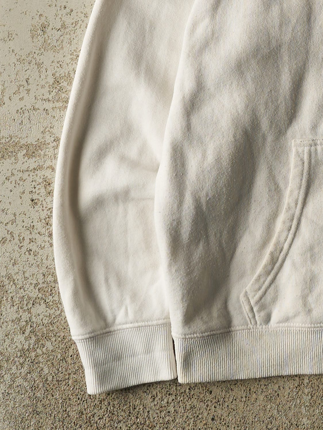 Vintage Y2K White New York Zip Up Hoodie (M)