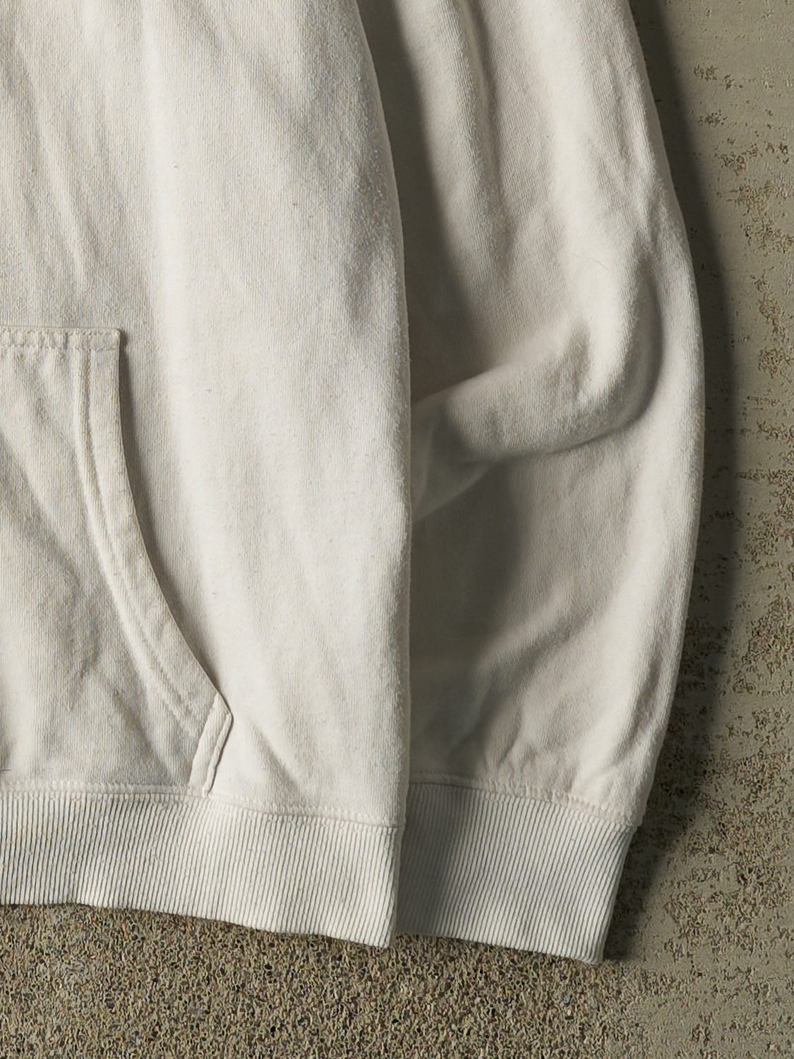Vintage Y2K White New York Zip Up Hoodie (M)
