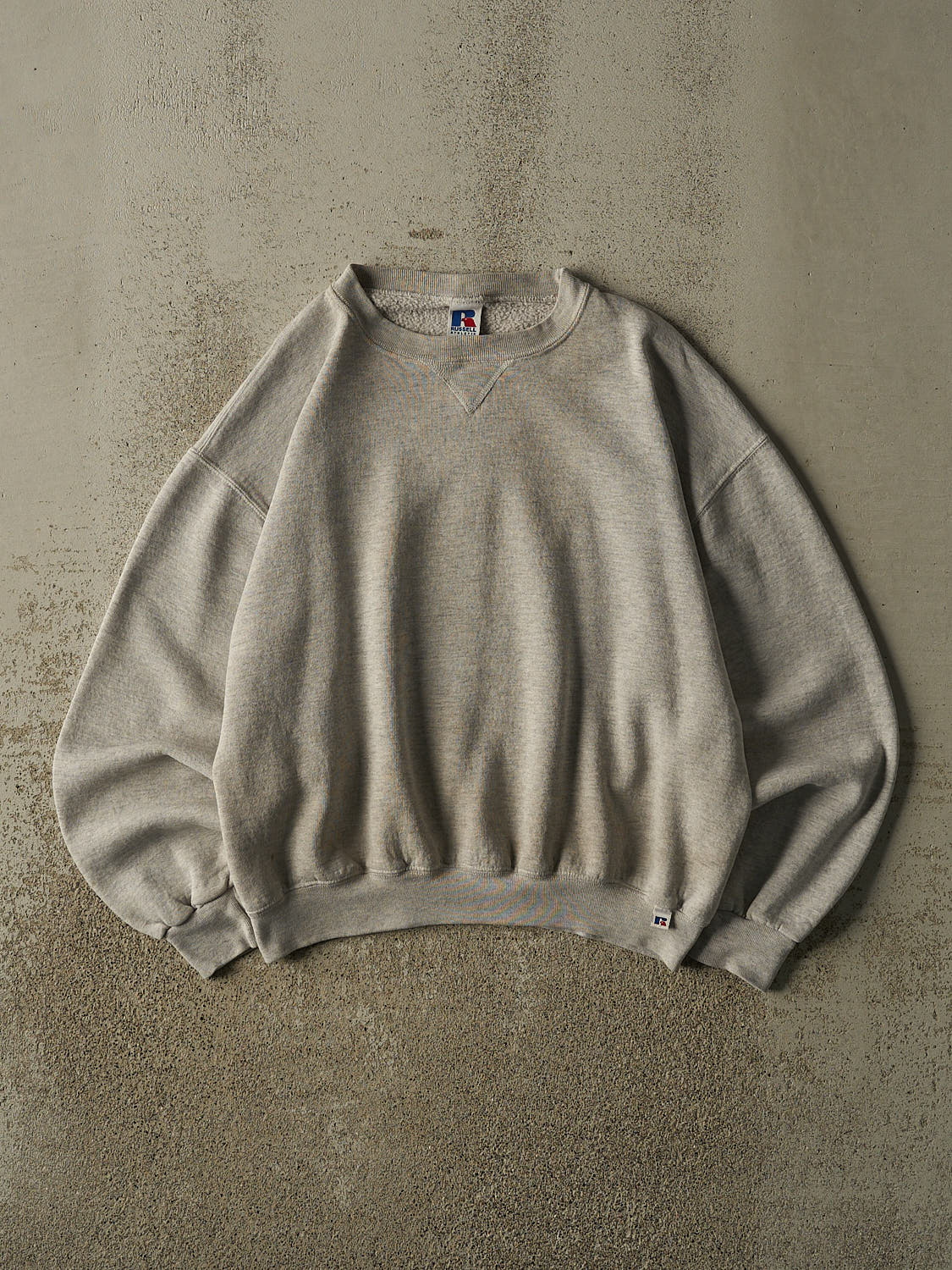 Vintage 90s Grey Russell Athletic Blank Crewneck (M)