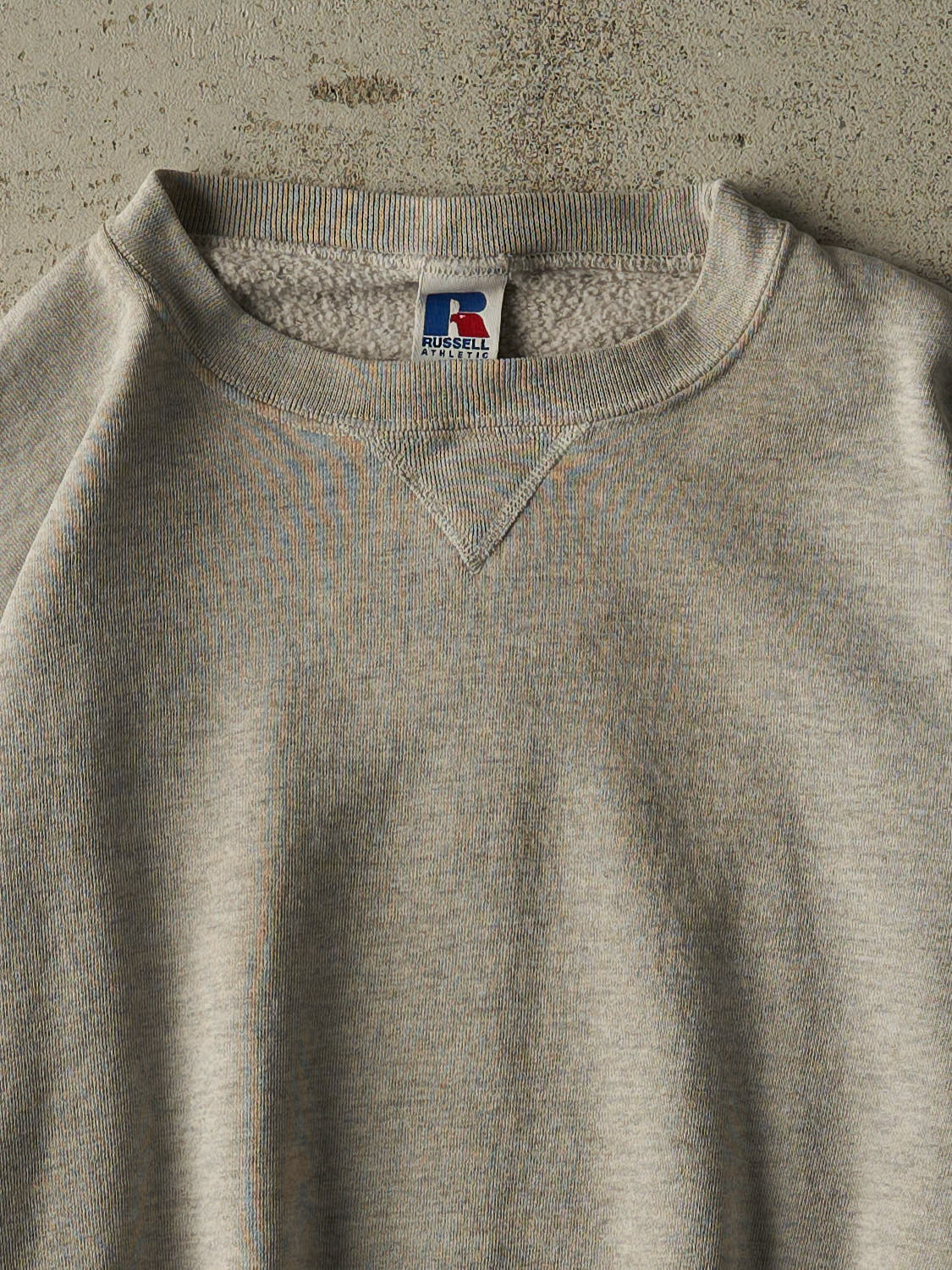Vintage 90s Grey Russell Athletic Blank Crewneck (M)