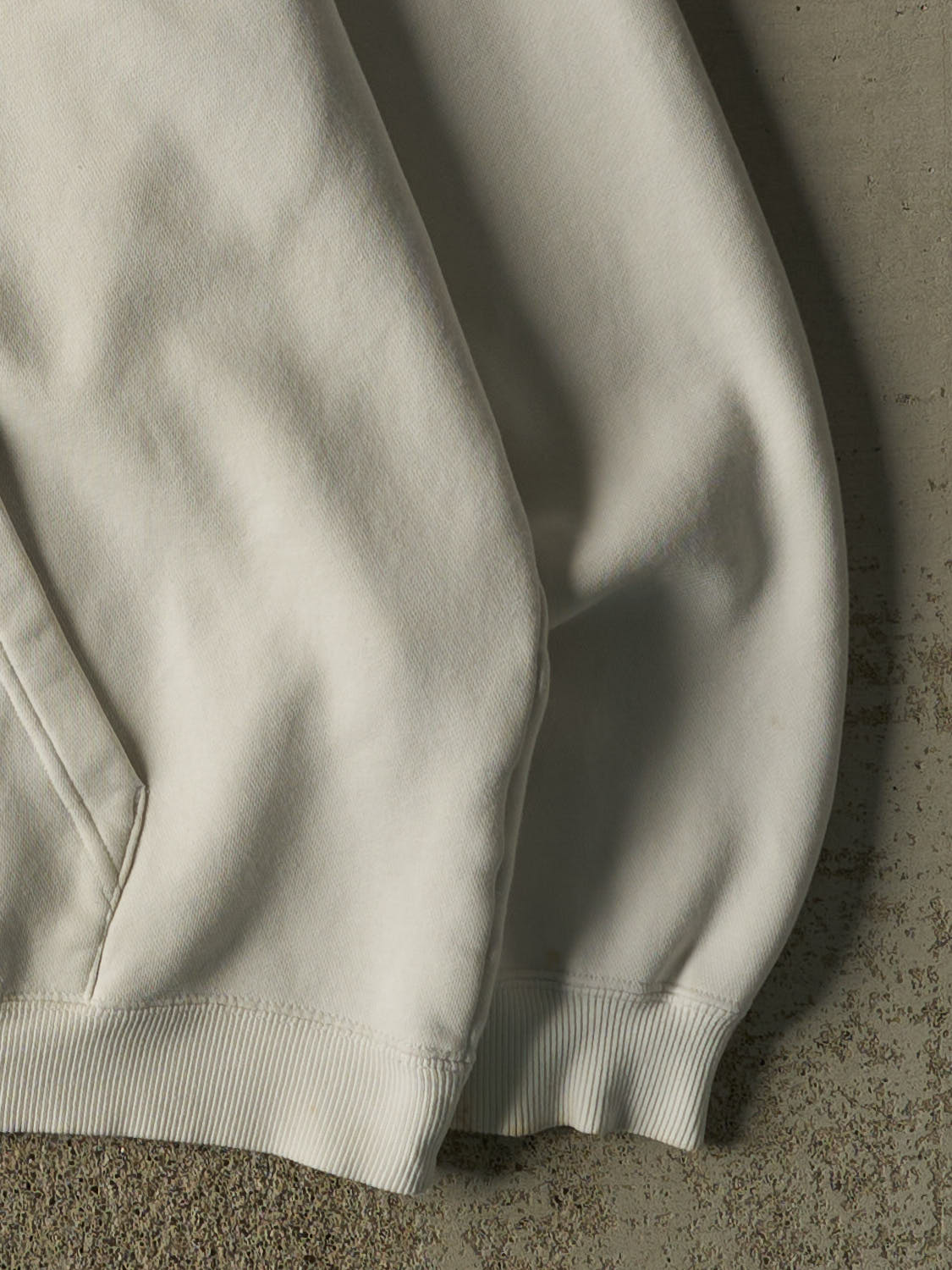 Vintage Y2K Beige Adidas Embroidered Hoodie (XL)