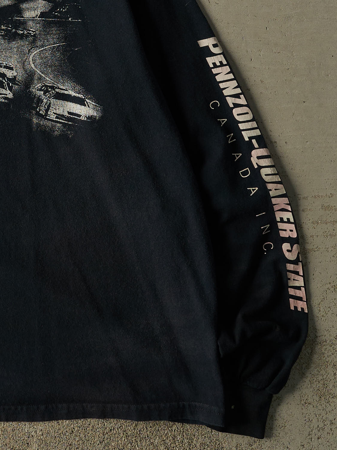 Vintage Y2K Faded Black Pennzoil Racing Long Sleeve (XL)